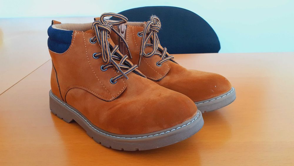 Botas de montanha para menino Camel (tam. 34, Zippy)