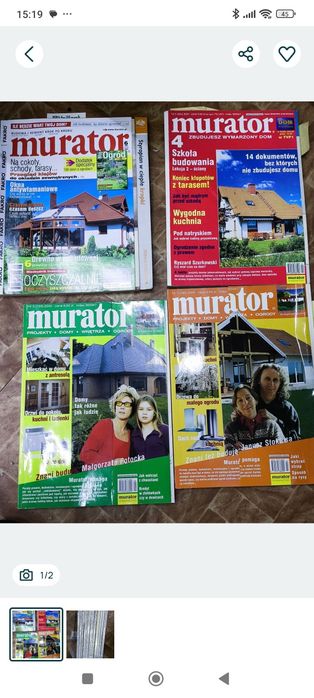 Murator zestaw gazet gazeta vintage