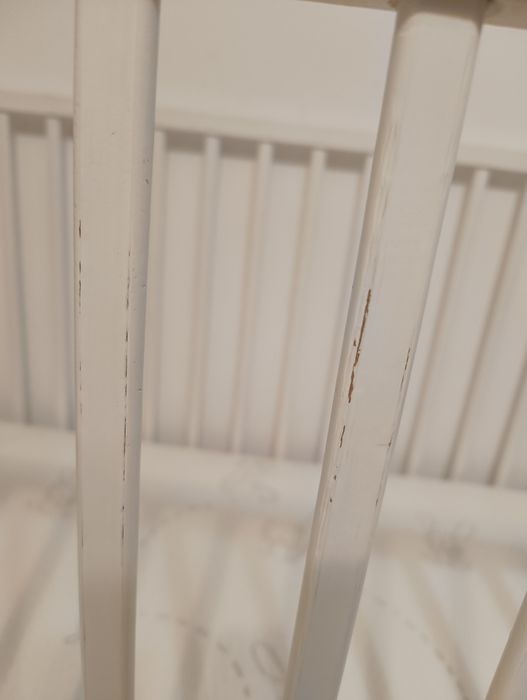 Łóżeczko niemowlęce plus materac i ochraniacz