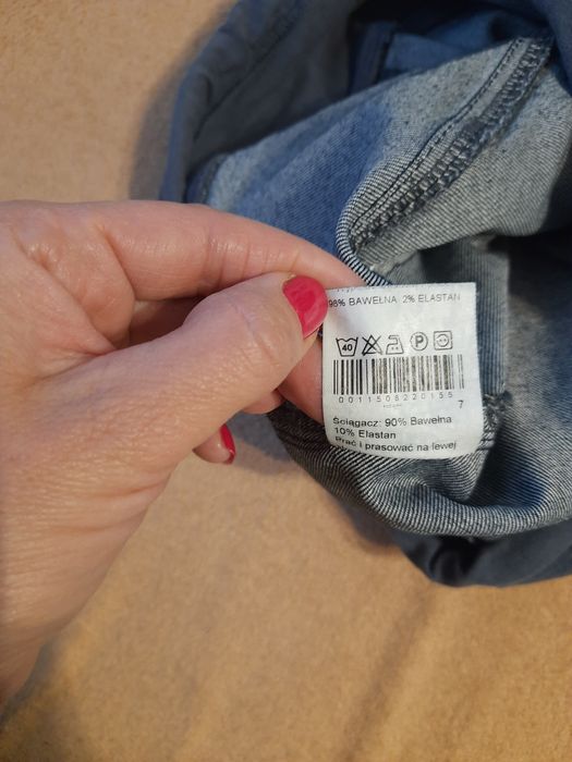 Spodnie jeansowe ciążowe BRANCO, super stan, roz. L