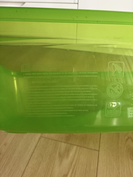 Banheira bebé verde