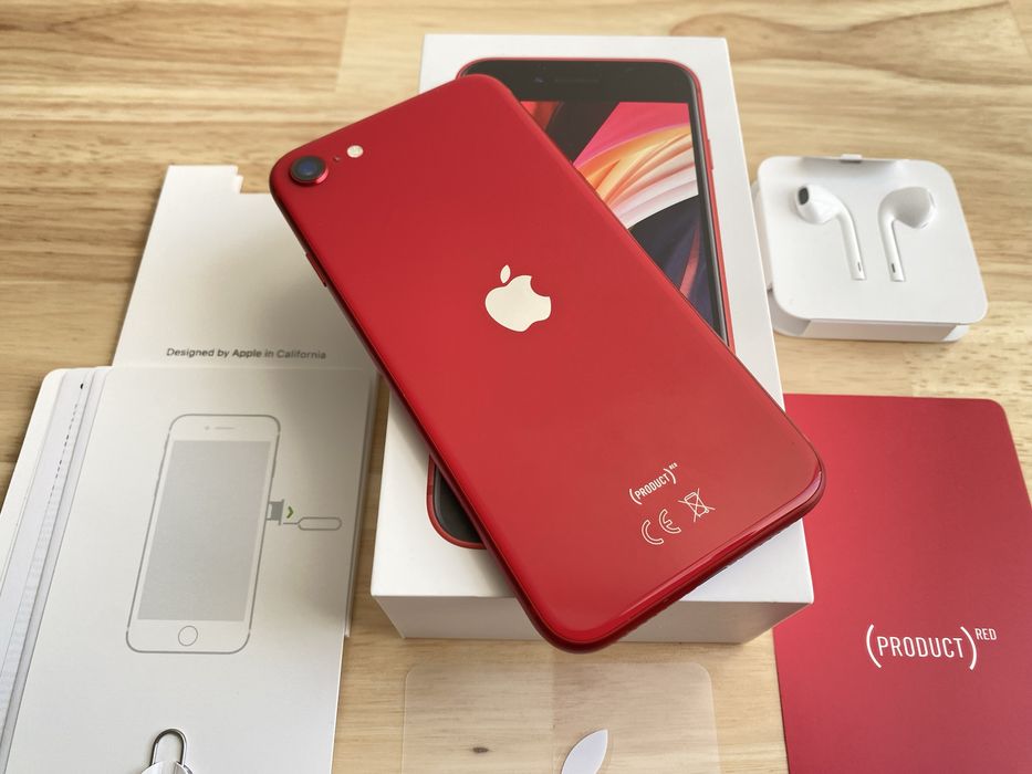 iPhone SE 2020 64GB / Red / idealny stan / bateria 100%