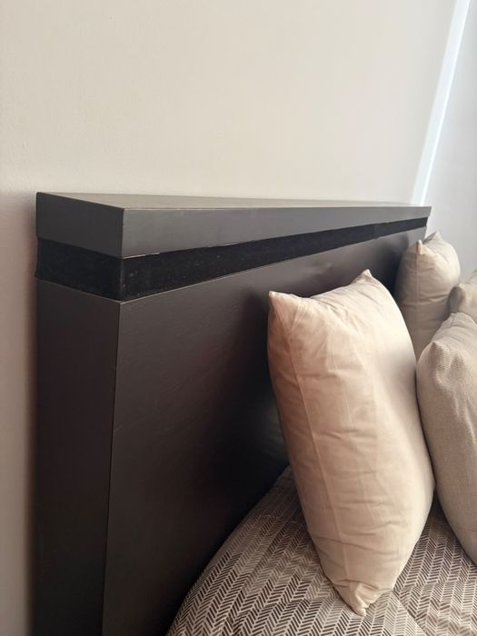 Mobília de quarto preta completa