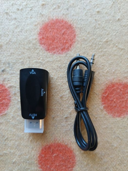 Перехідник з HDMI на VGA з аудіо виходом
