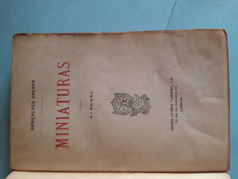 Livro REF PRAT 2- Miniaturas -Gonçalves Crespo