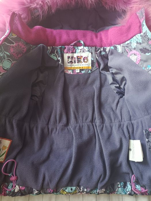 Зимовий комплект, костюм KIKO, куртка і напівкомбінезон розмір 86-92