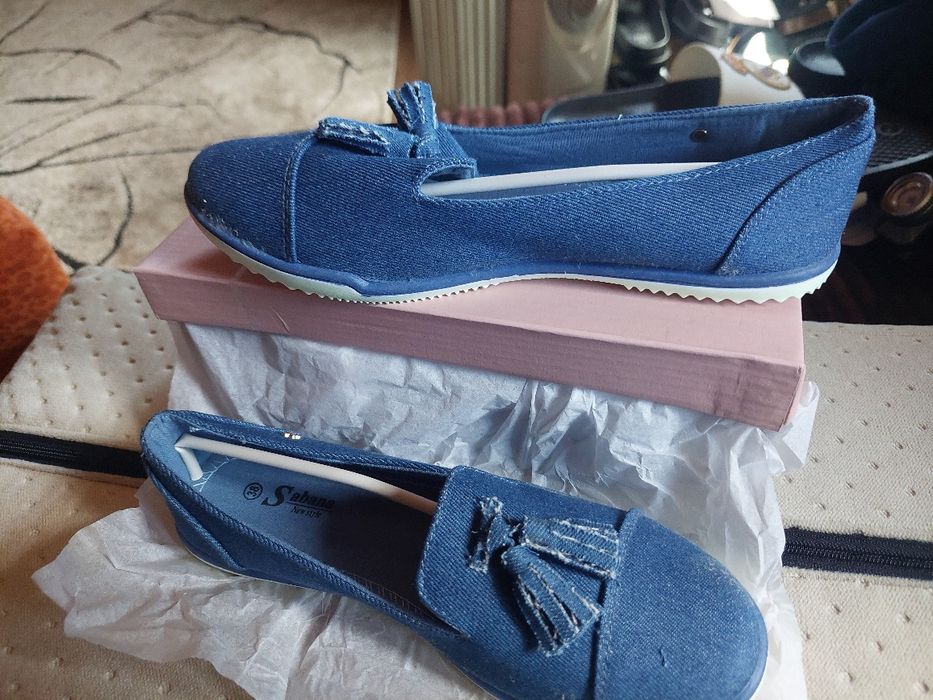 Buty jeans pelne