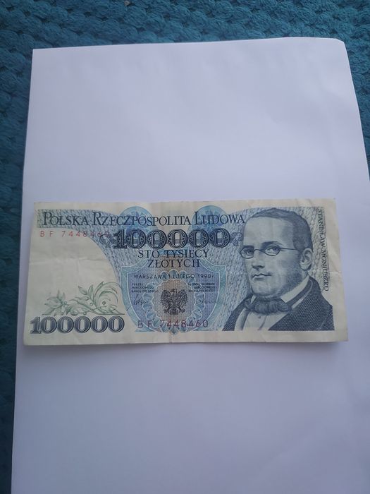 100 000 zł Moniuszko 1990r