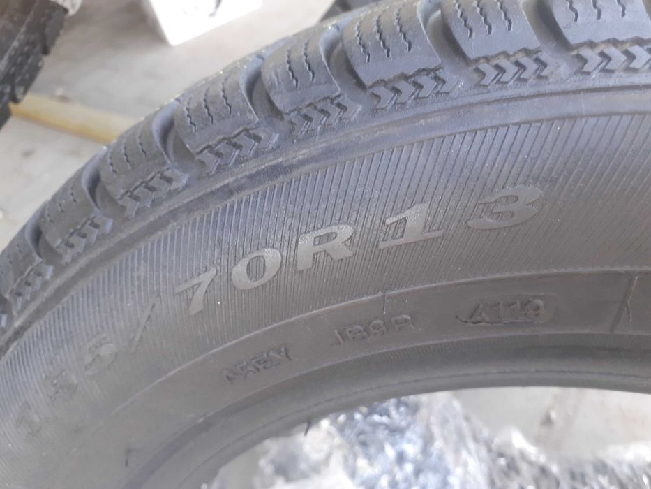 2x używane opony zimowe 155/70 R13 Dębica 2019 rok GWARANCJA montaż