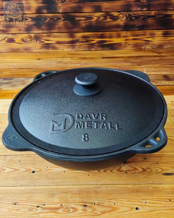 Узбецький чавунний казан Davr Metall 8 - 100 л. чугунный Наманган