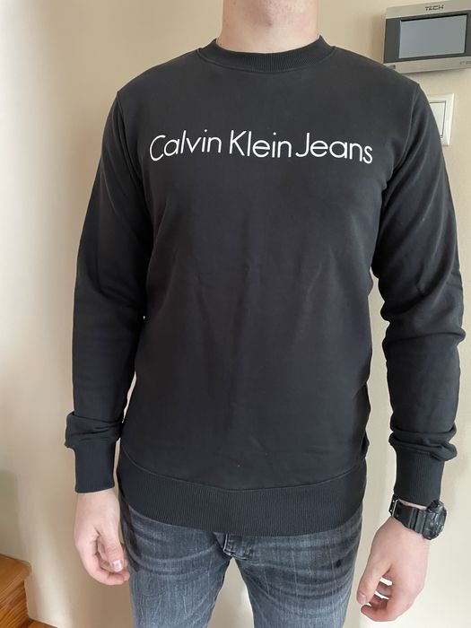 Calvin Klein czarna bluza męska