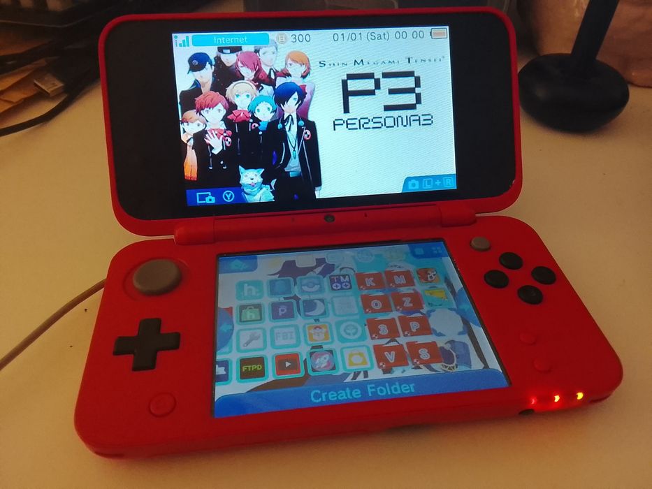 Nintendo New 2ds XL PokeBall Edition + 128Gb micro sd