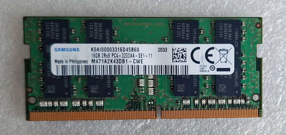 Pamięci Ram Samsung DDR4 16GB (1x16GB) 3200MHz