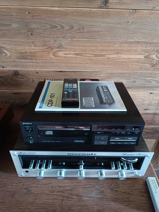 Odtwarzacz CD Sony CDP 101  stan kolekcjonerski, zamiana na amplituner