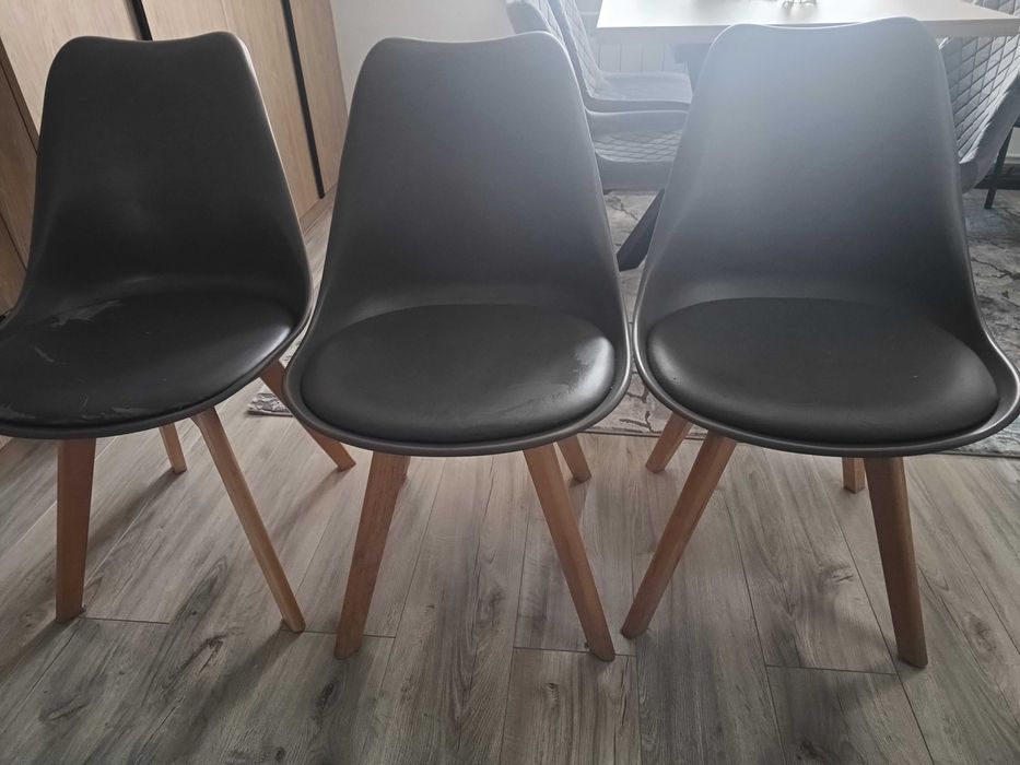 Krzesła skandynawskie 3 szt