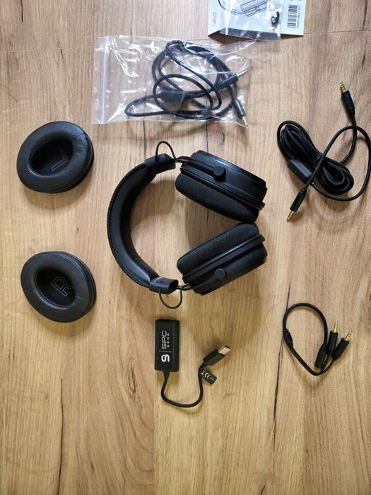 SPC Gear Viro Plus + karta dźwiękowa , full set. Jak Nowe