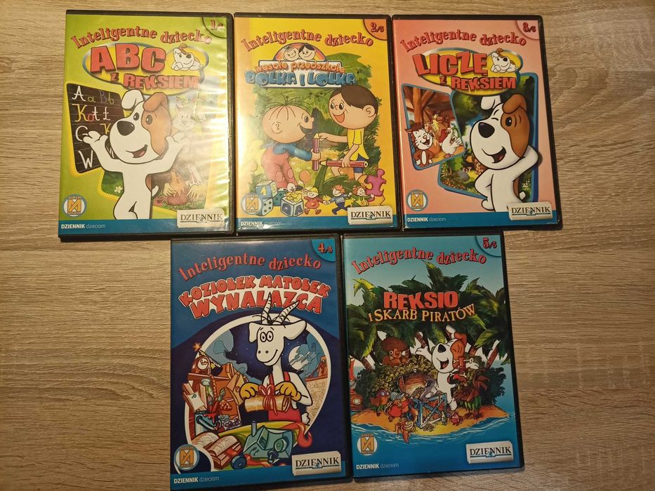 Inteligentne dziecko 1-5 Reksio i skarb piratów bolek i lolek koziołek