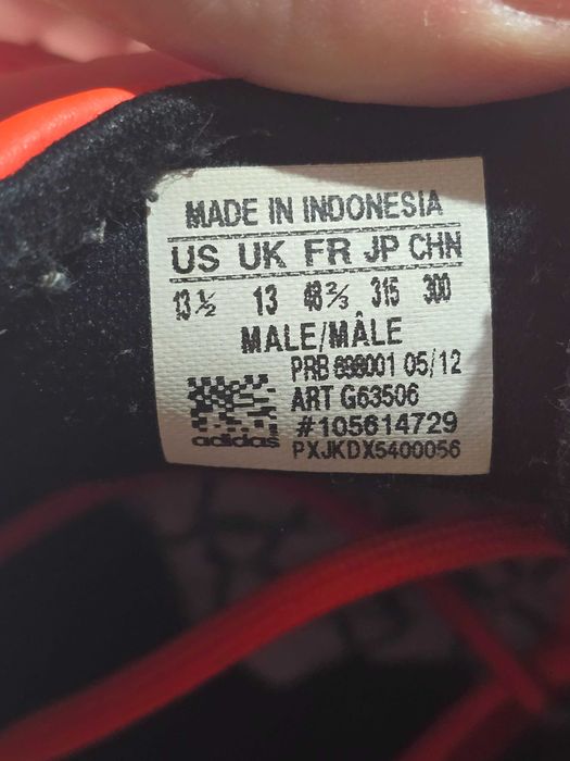 ADIDAS Predator Predito LZ IN - buty piłkarskie halówki US 13.5 31.5CM