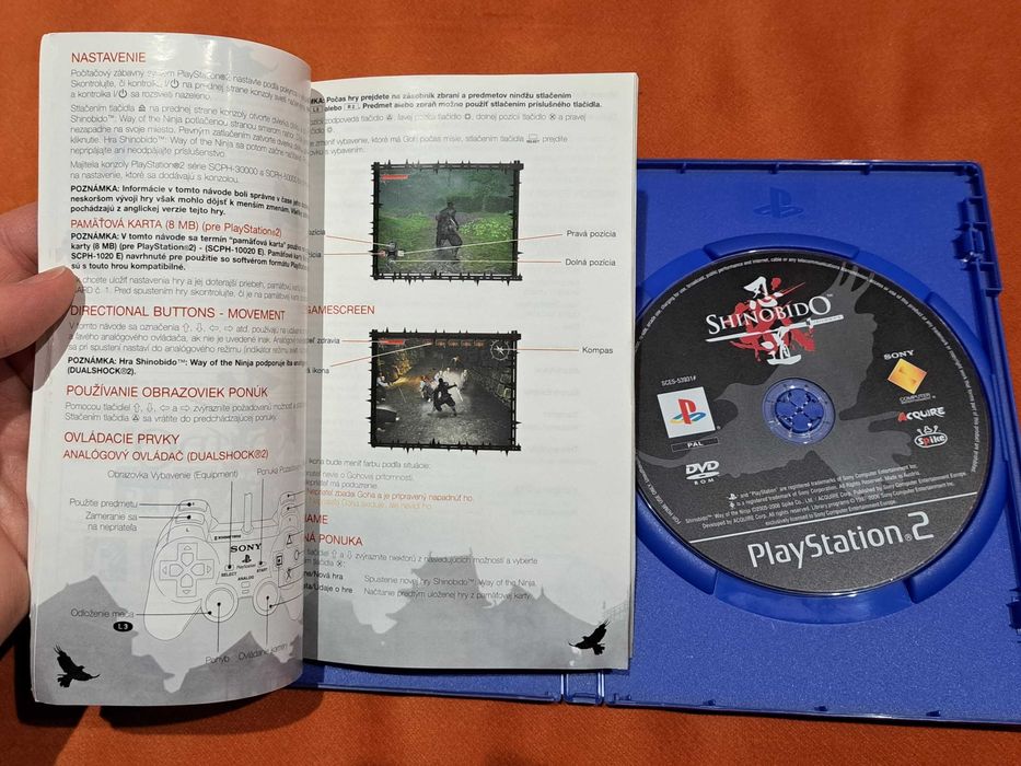 Shinobido Way of the Ninja komplet PS2