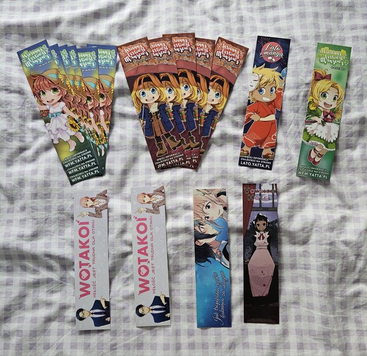 Zakładki do mang wydawnictwo Studio JG