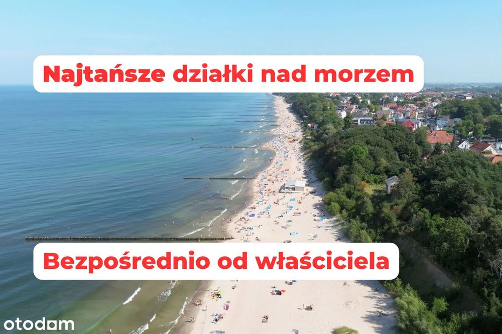 Trzęsacz NAJTAŃSZA Działka nad Morzem Bezpośrednio od Właściciela