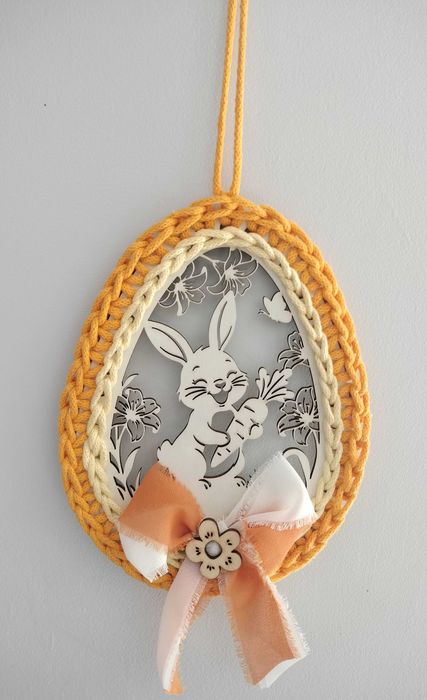 Wielkanoc ozdoba świąteczna zawieszka jajo
