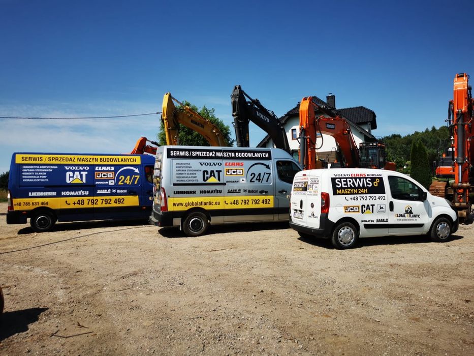 Serwis maszyn budowlanych naprawa volvo doosan caterpillar inne