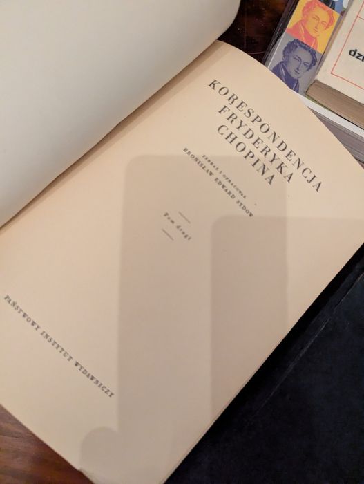 Fryderyk Chopin Korespondencja Tom 1 i 2 1955 PIW Komplet