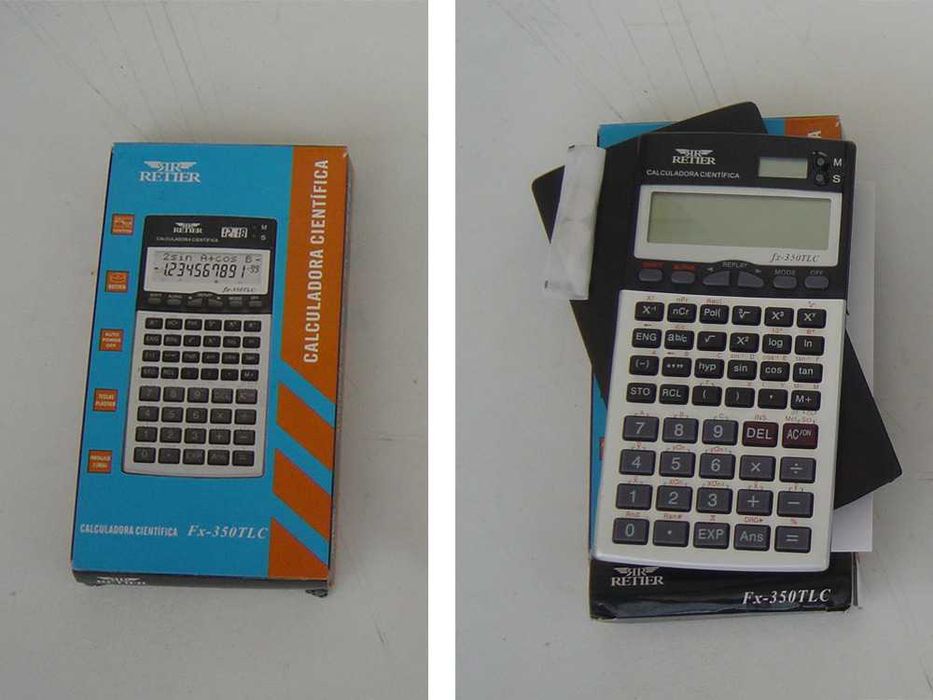 Calculadoras Científicas da Texas & Retier