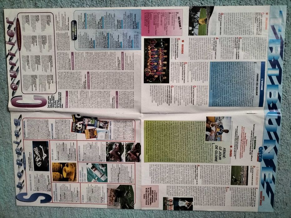 Poster Selecção França anos 90