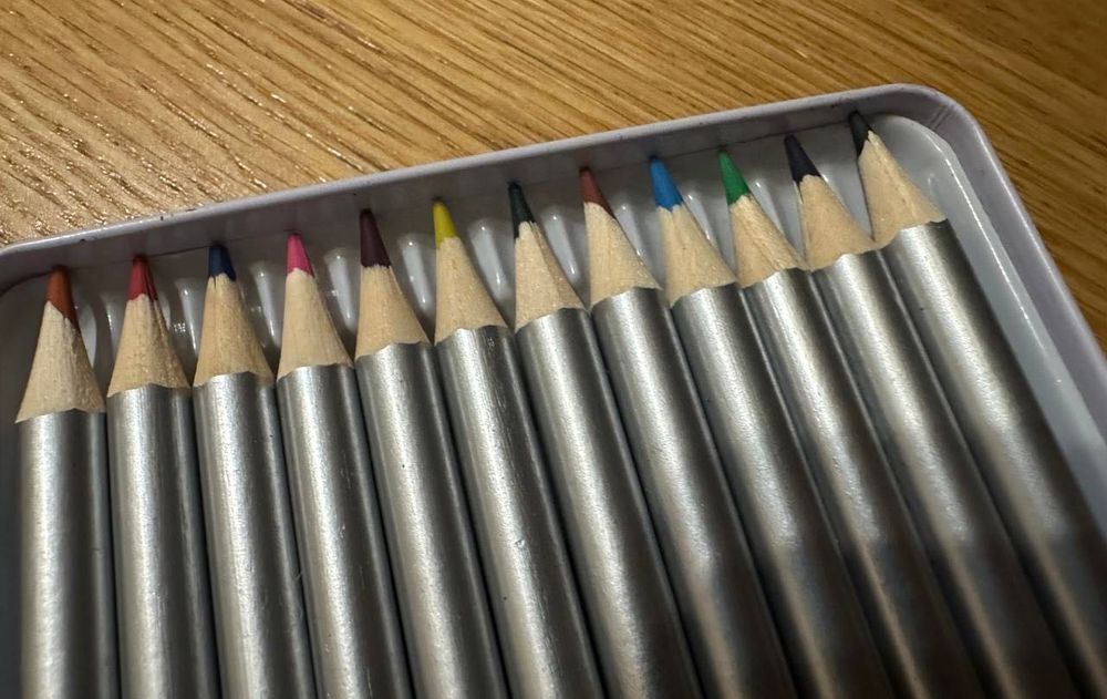 Grafix кольорові олівці 12 штук