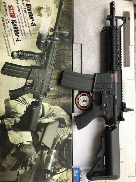 Fuzil Eléctrico M4 Airsoft marca G&G modelo CM15 KR-CQB + CM16 MOD0