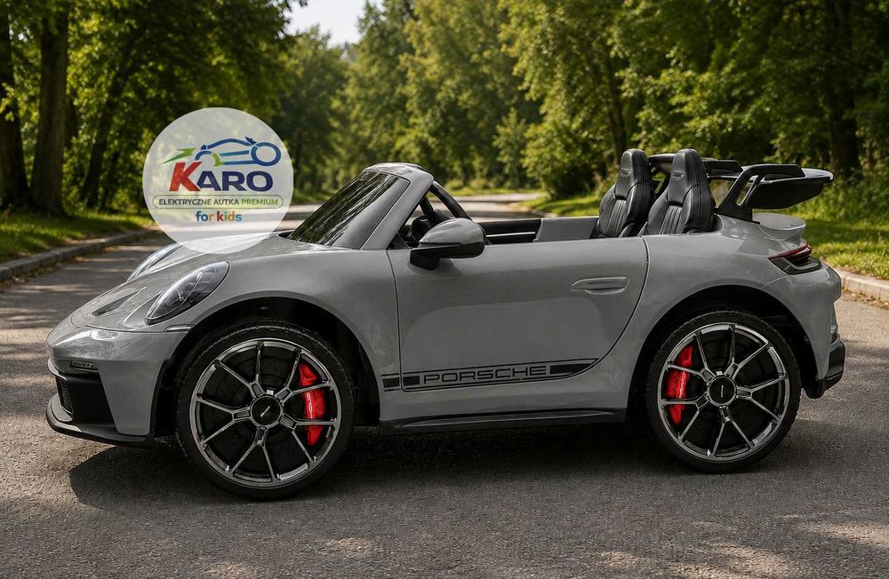 Auto Na Akumulator Porsche GT3 (2x320W Mute Motor) Ekoskóra Pojazd
