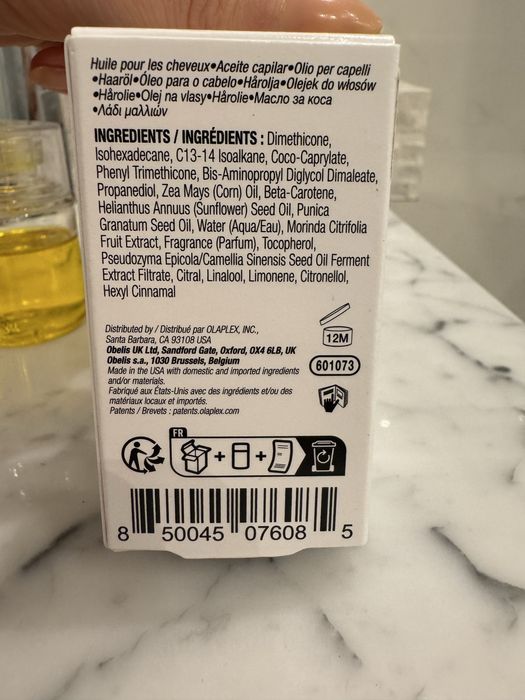 Olaplex Bonding Oil No. 7 Olejek do włosów 30ml serum termoochrona