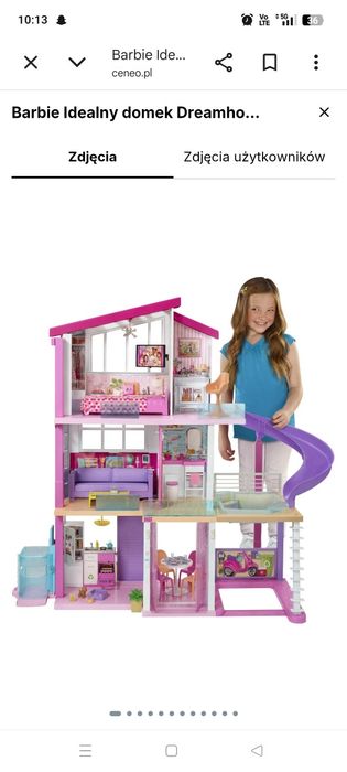 Duży domek barbie
