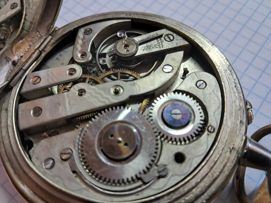 Zegarek REGULATEUR duzy 66 mm,chodzi,piękny stan