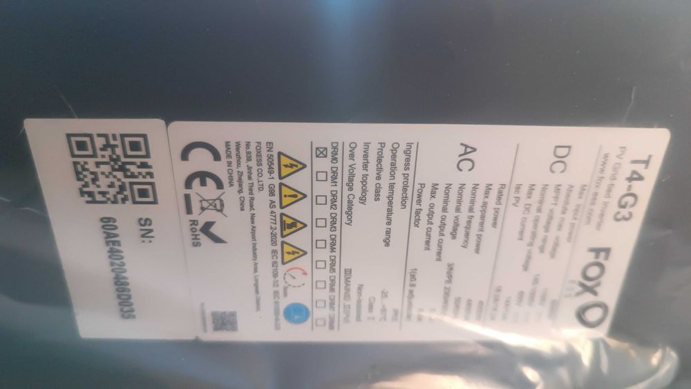 Falownik 3-fazowy 4KW