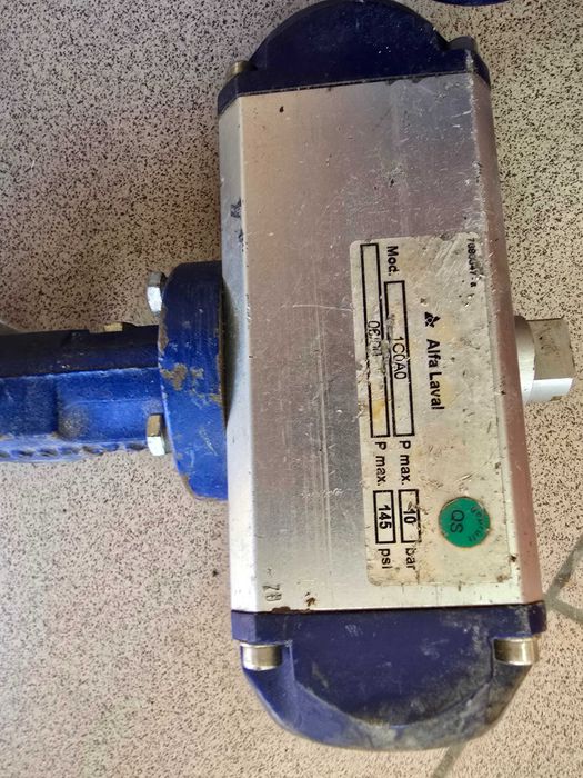 Засувка батерфляй тип Abo Valve DN 150 (9243) 3шт нове, +alfa laval AHGD2R100F- 2 шт, сума за все