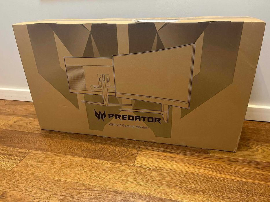 Monitor Acer Predator X34V3bmiiphuzx 34'' UWQHD miniLED 180Hz 1ms Zakrzywiony Gamingowy, FreeSync Premium