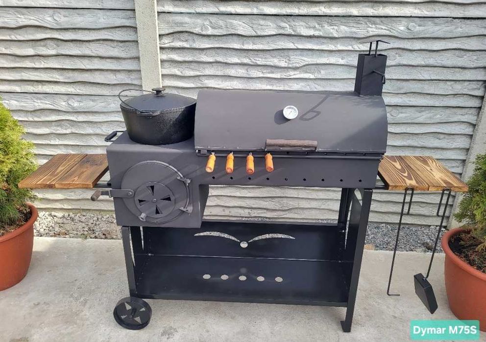 • 5мм! • Гарантія! • Не Поведе! • Мангал Коптильня с Барбекю, Гриль