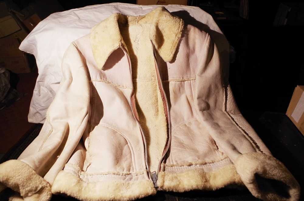 3 jasne kożuchy naturalne