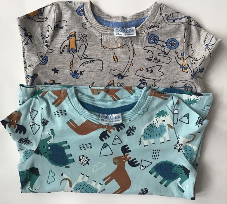 Zestaw dla dziecka bluza z reniferem + spodenki rozmiar 86 92 cm