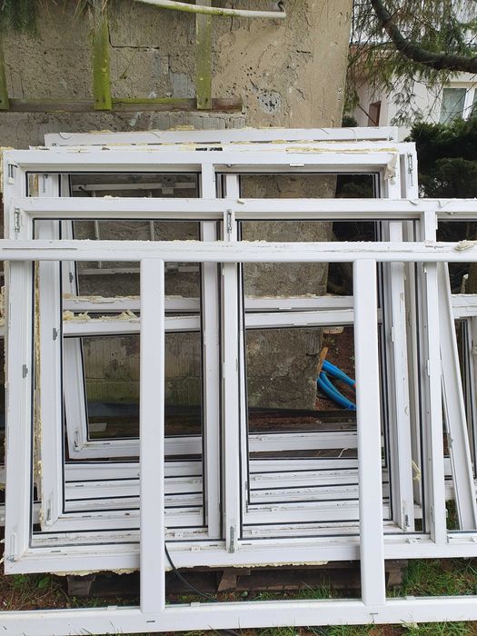 Okna dwuszybowe z demontażu.