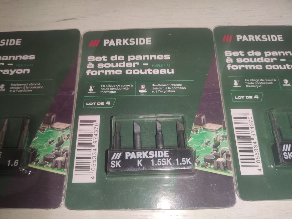 Набор жал для паяльника parkside
