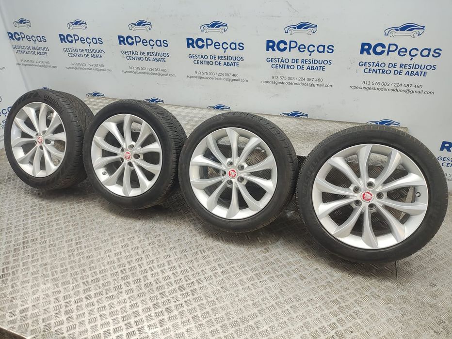 Conjunto de Jantes 18 Jaguar XF II X260 8J ET45 5x108 2015 a 2024