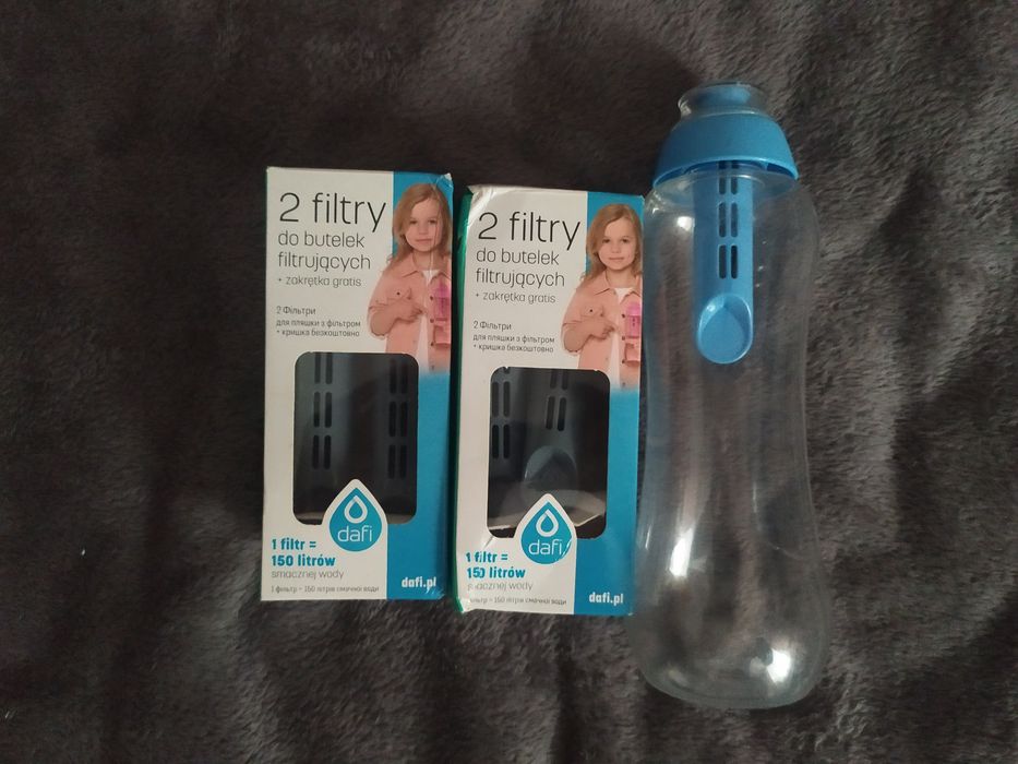 Nowy Zestaw 4 filtrów Dafi plus butelka gratis