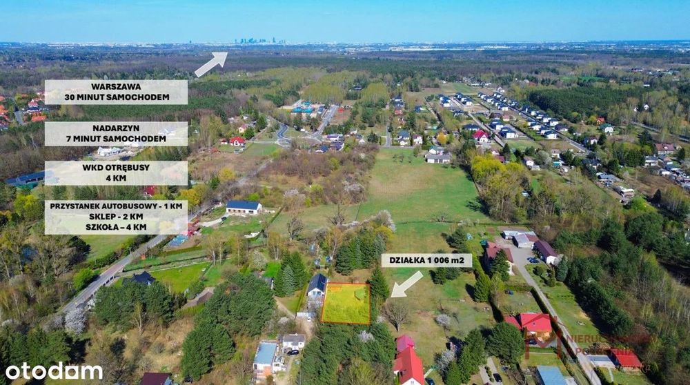 Działka · Strzeniówka · 1006 m² - Widok 2