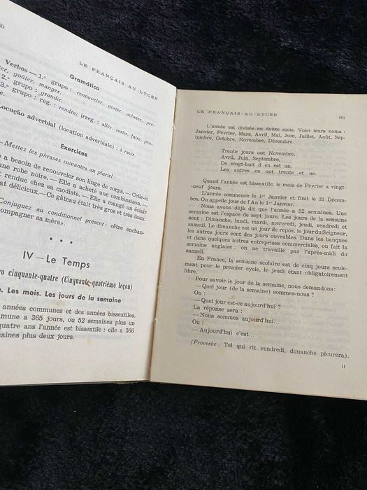 Le Français au Lycée – Méthode – Guerreiro Murta – 1.º e 2.º anos – 3.ª edição, 1957