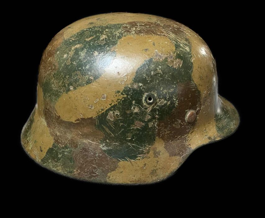 Hełm niemiecki M40 Wehrmacht w kamuflażu