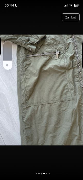 Parka wiatrówka khaki S M Reserved